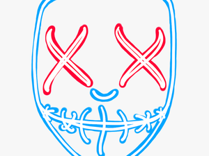 #neon #neoneffect #neonmask #mask #mascara #tumblr - Neon Face Mask Picsart Sticker