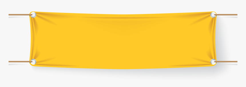 Yellow Hanging Banner - Transpar