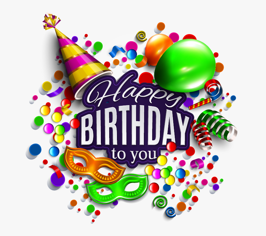 Transparent Happy Birthday Vector Png - Wish You Happy Birthday Png