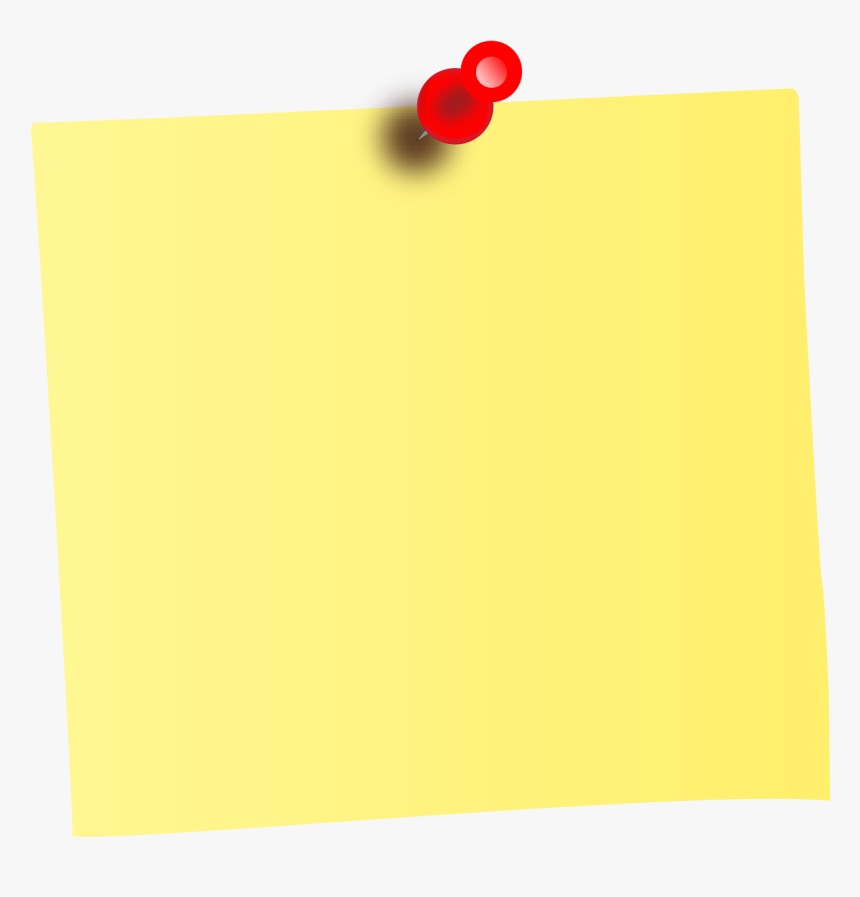 Clip Art Notepad Background - Transparent Background Sticky Note Png