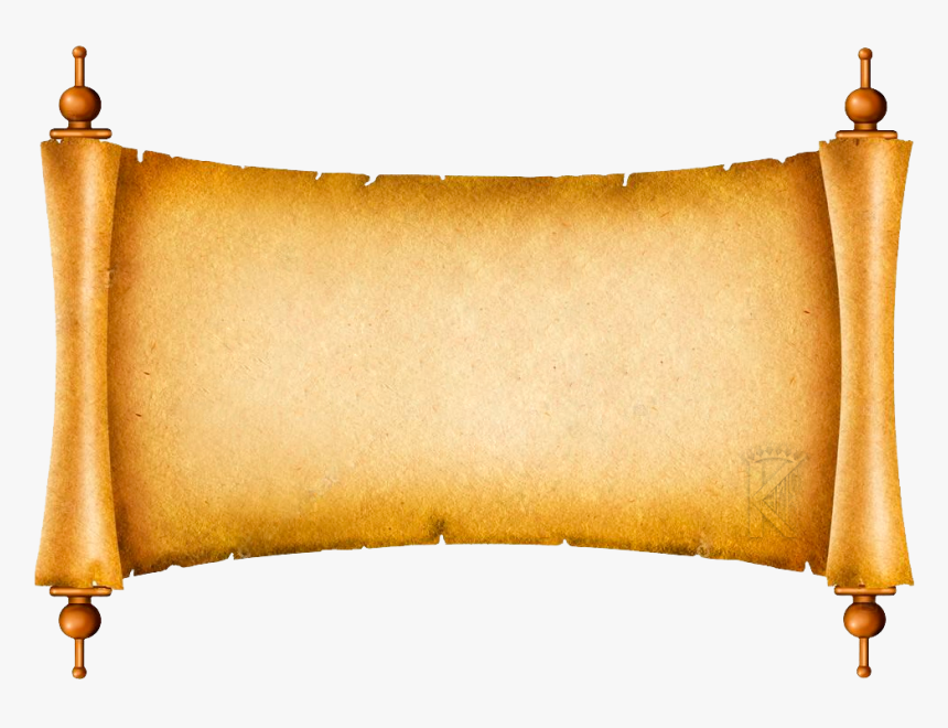 Transparent Old Paper Scroll Png