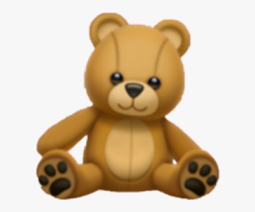 Transparent Bear Emoji Png - Teddy Bear Emoji Transparent