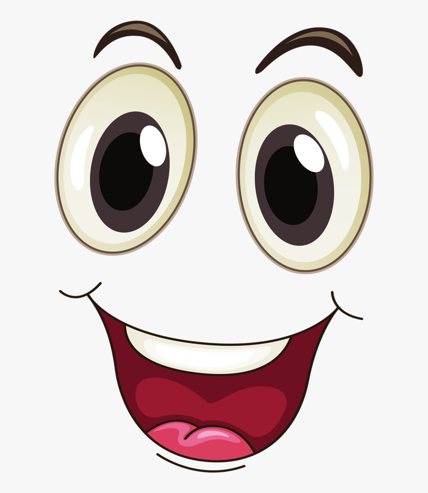 Mouth Happy Eye Cartoon Face Free Download Png Hd Clipart - Cartoon Eyes And Mouth Png