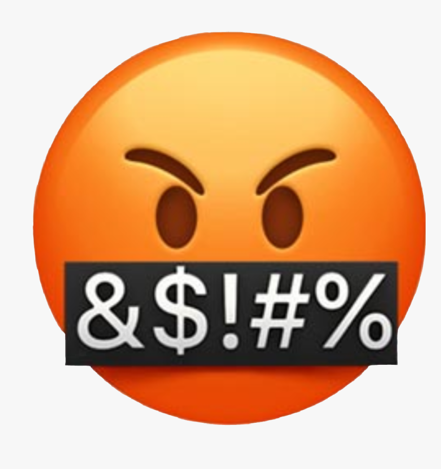 Transparent Angry Face Emoji Png