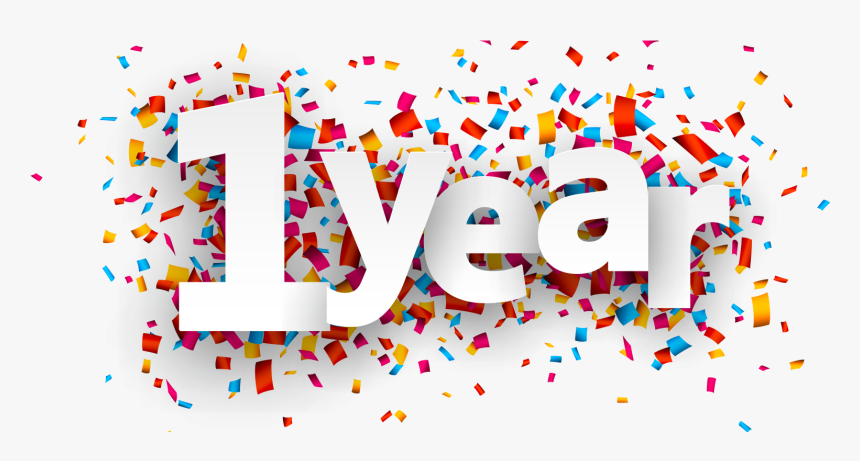 Transparent Anniversary Png - 1 Year Anniversary Png