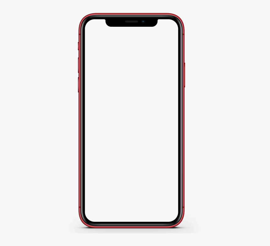 Iphone Xr Red Mockup Png Image F