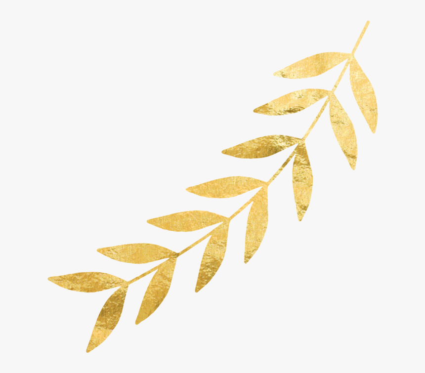 Gold Leaves Png -right Gold Leaf