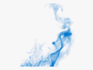 Transparent Picsart Smoke Clipart - Blue Smoke Effect Png