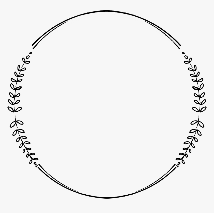 Circle Clipart Monogram Frame - 