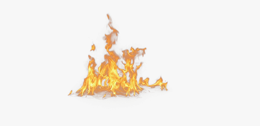 Flame Little Fire Png Image - Fire On Ground Transparent