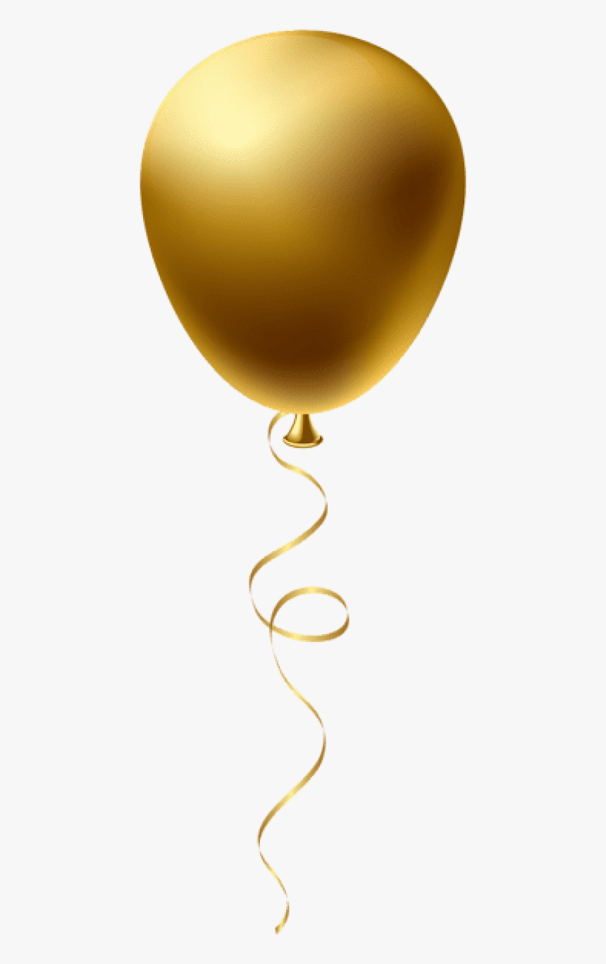 Gold Balloons Png - Transparent 
