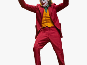 Joker Joker Clown Costume Standing Jester Joker Performing - Joaquin Phoenix Joker Transparent Dance
