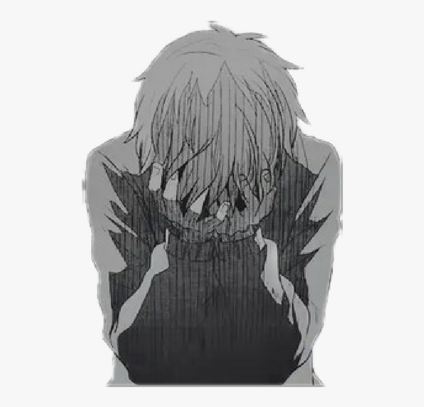 Transparent Depression Clipart - Anime Fotos Sad Boy
