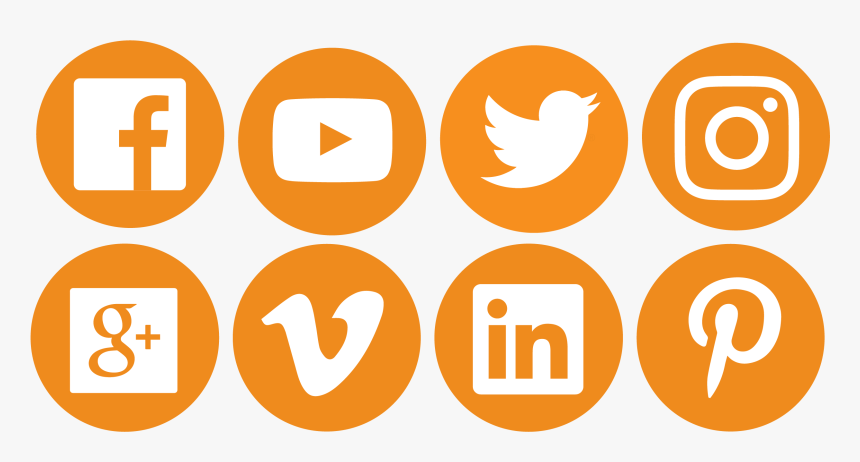 Transparent Background Social Media Icons Png