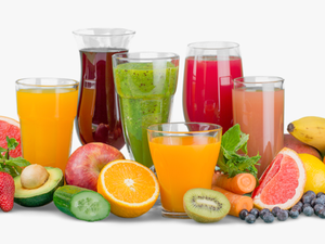 Various Fruit And Vegetable Smoothies