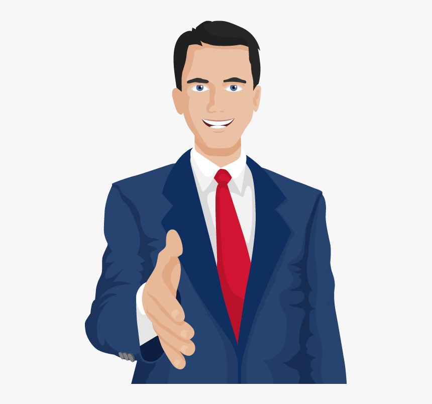 Businessman Vector Characters Png Download - Cartoon Business Man Png