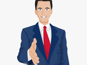 Businessman Vector Characters Png Download - Cartoon Business Man Png
