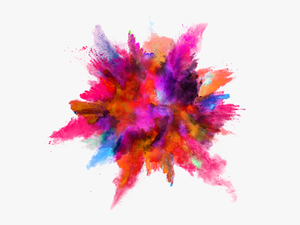 Color Splash Explosion Powder Ink Download Hq Png Clipart - Splash Of Colour Png