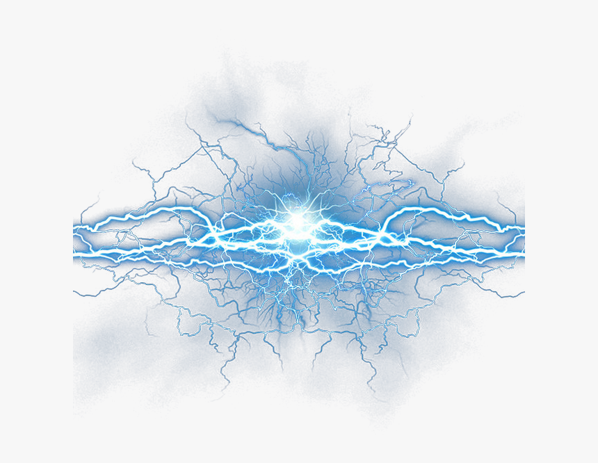 Lightning Png Transparent Image - Transparent Background Blue Lightning Png