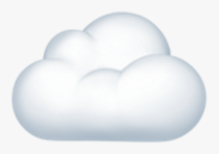Cloud Emoji Png - Iphone Cloud E