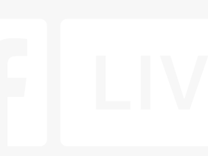 Facebook Live Logo - Facebook Live White Logo Transparent