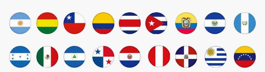 Banderas De Latinoamerica En Png