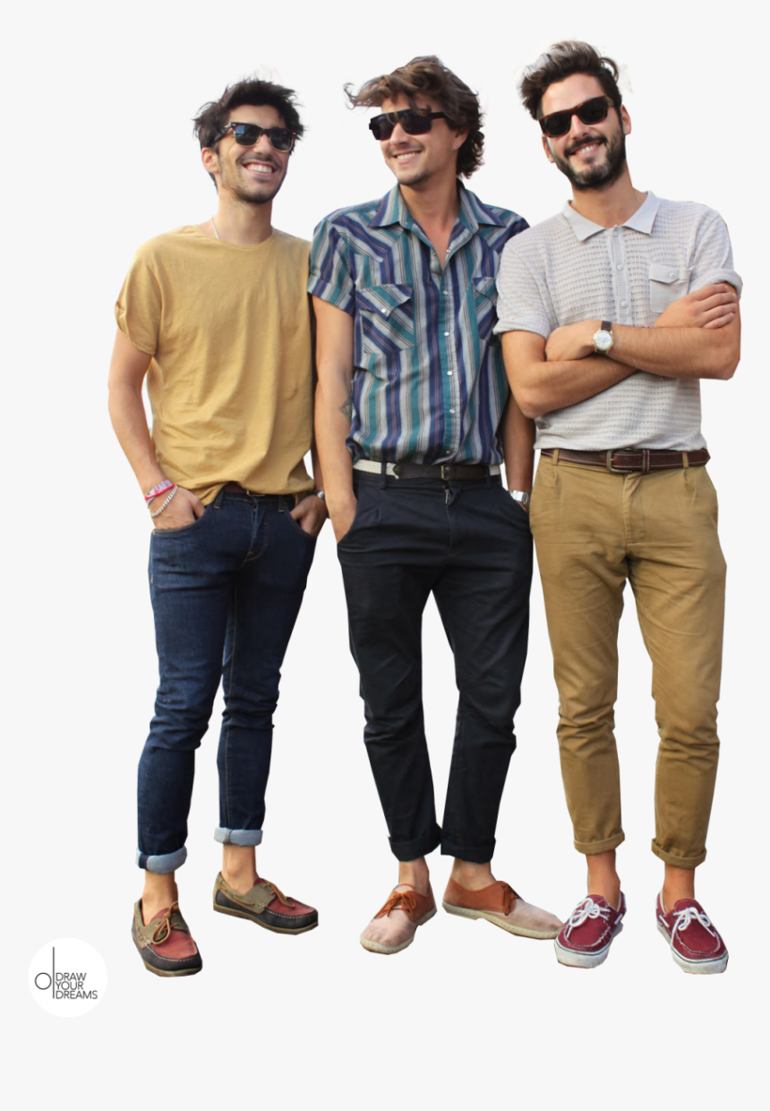 Transparent Men Fashion Png - Men Rolled Up Pants