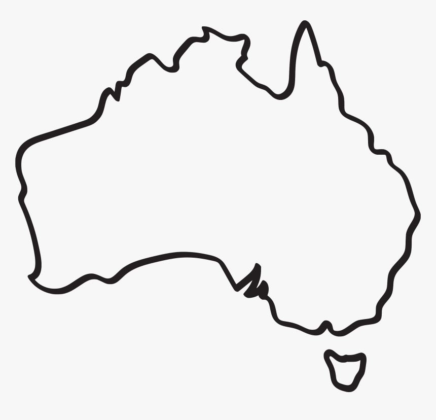 Vector Map Australia Drawing Fre