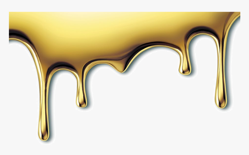 Gold Drip Png - Gold Drip Transp