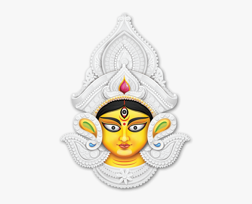 The Face Of Goddess Durga - Logo