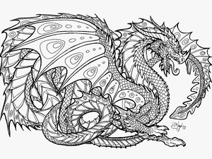 Realistic Dragon Coloring Pages For Adults Coloring - Free Printable Dragon Coloring Pages
