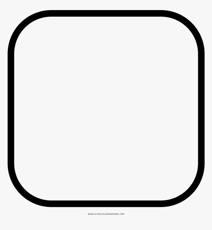 Rounded Square Coloring Page - Q