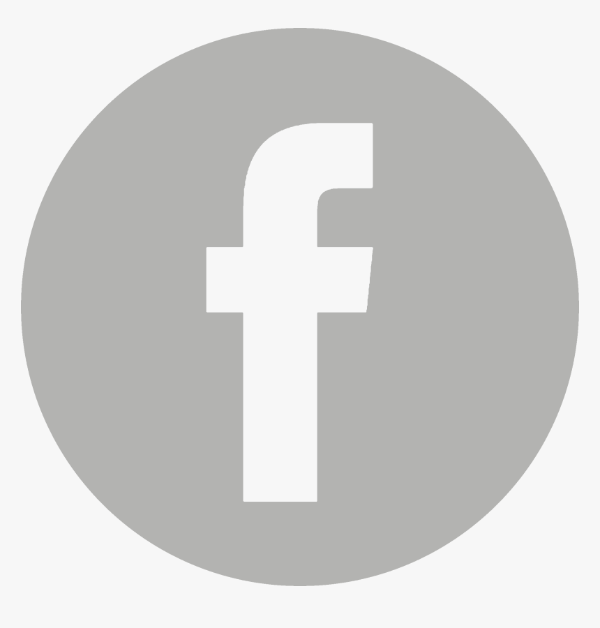 Fb Icon Png - Facebook Logo Grey Circle