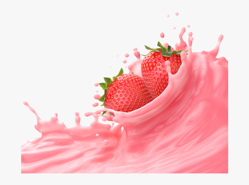 Strawberry Milk Png - Strawberry