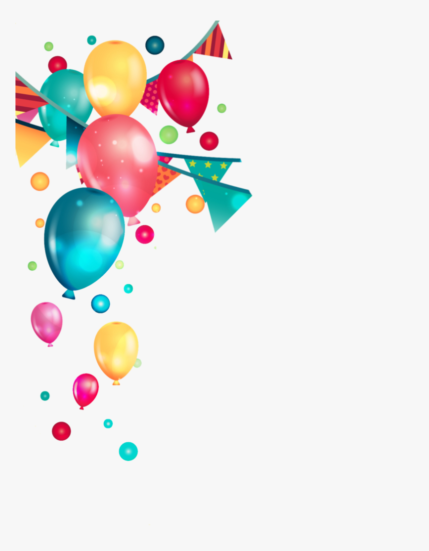 Birthday Party Balloons Vector -