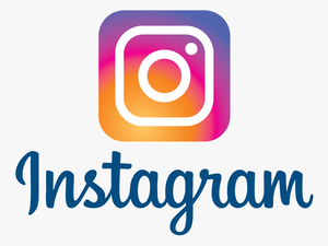 Instagram New Logo Multi Color Vector Blue Text - Instagram Logo Color Vector