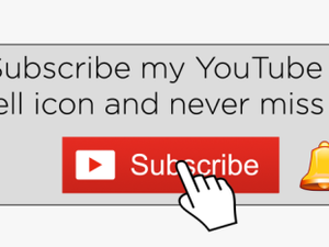 Subscribe Button With Bell Icon Transparent