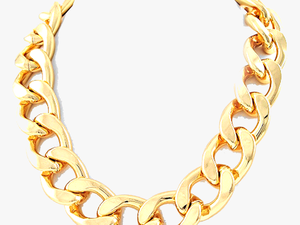 Necklace - Thug Life Gold Chain Png
