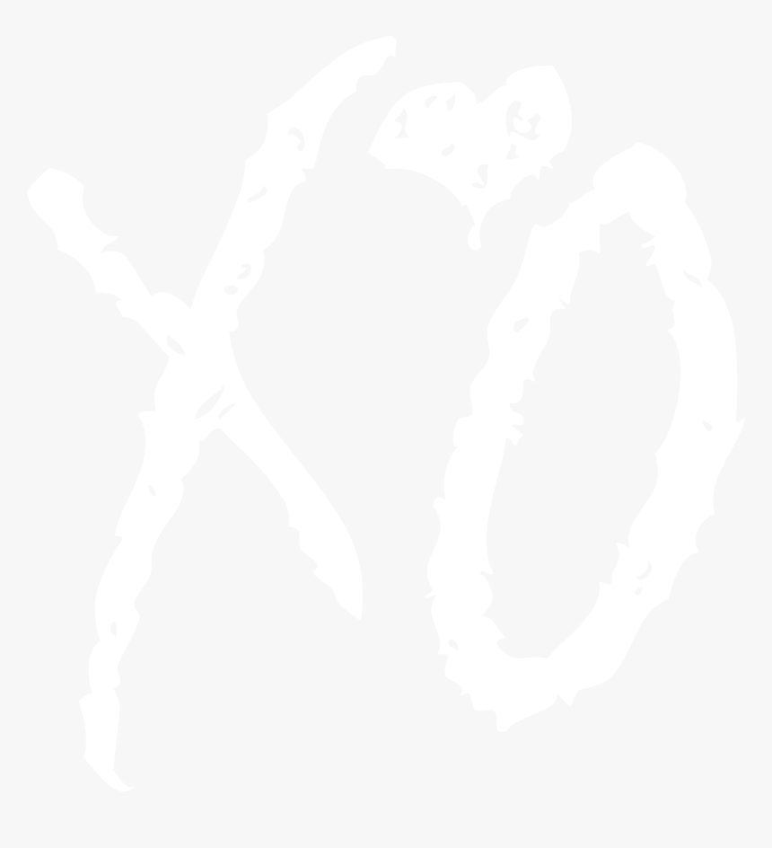 Xo Logo Transparent White - Xo T