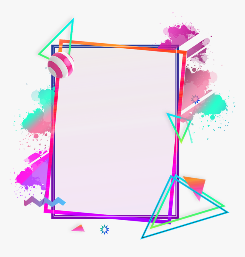#ftestickers #frame #borders #abstract #popart #colorful - Graphic Design