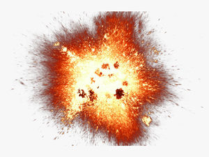 Explosion And Sparks - Transparent Background Explosion Png