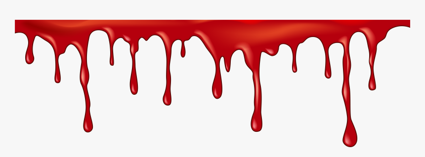Blood Dripping Happy Halloween In Blood Clipart 