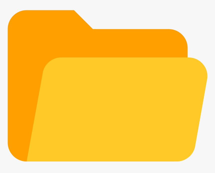 Open - Yellow Folder Icon Png - 