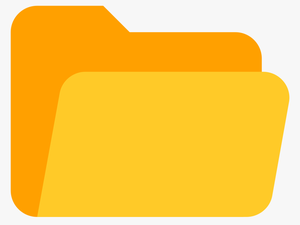 Open - Yellow Folder Icon Png - Folder Png
