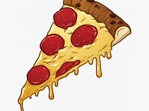 Transparent Cartoon Pizza Png - Pizza Slice Clip Art