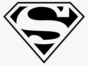 Superman Logo Png Hd Transparent Background - Superman Logo Black And White