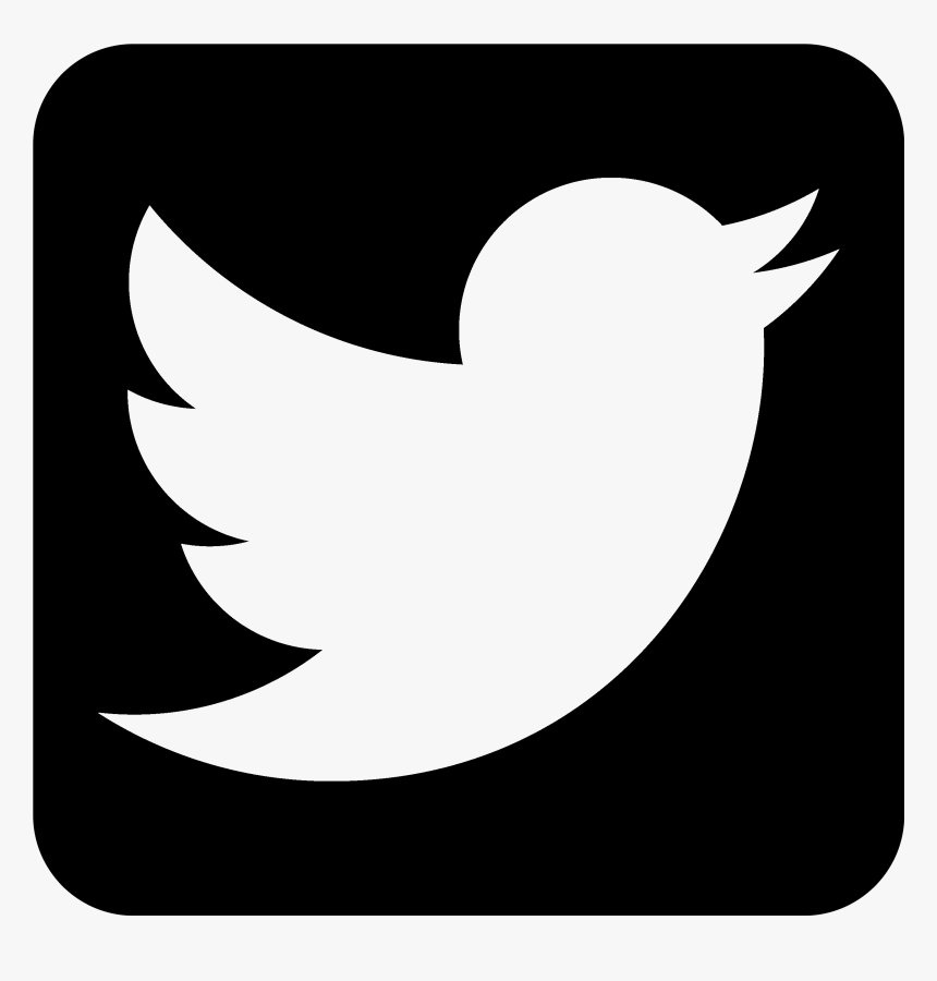 Black And White Twitter Logo Png
