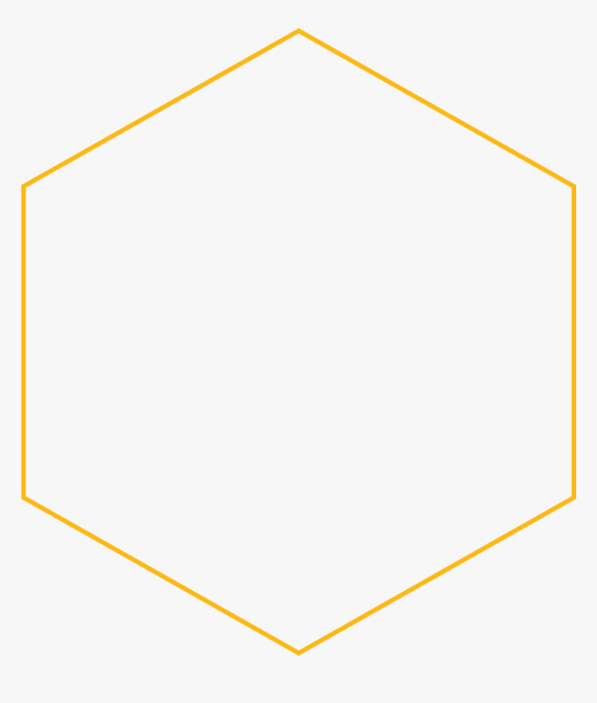 Gold Hexagon Clear Background