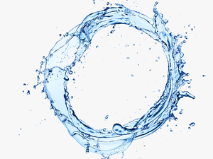 Splash Water Stock Photography Drop - Transparent Water Splash Circle