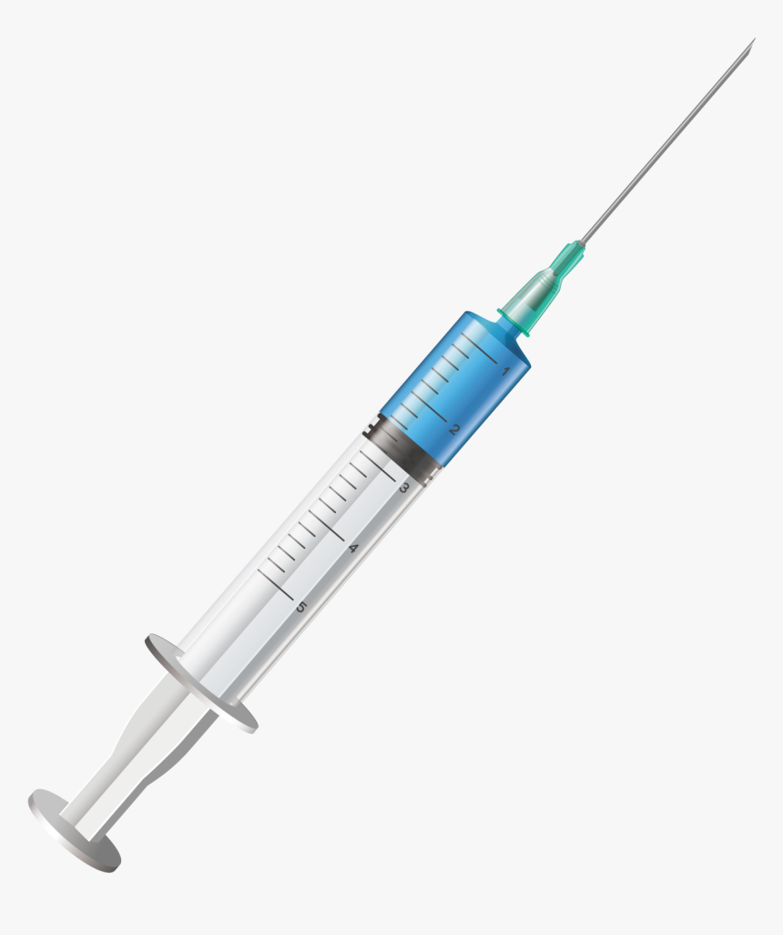 Blue Needle Png Download - Injection Png